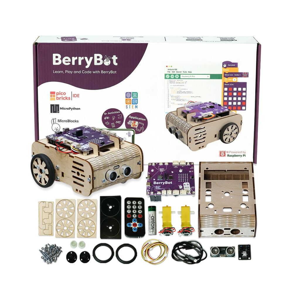 BerryBot Kodlanabilir Eğitim Robotu