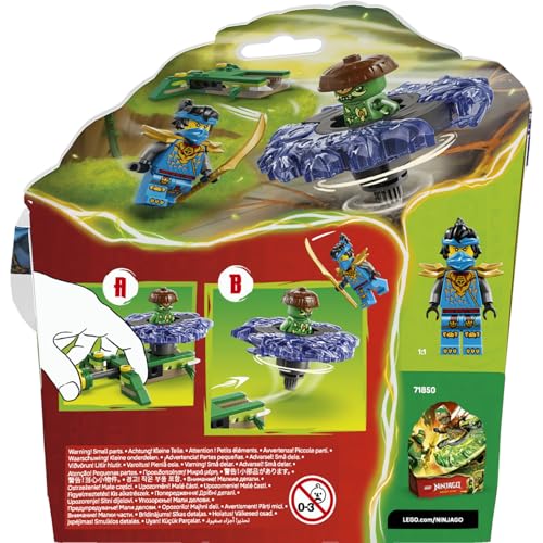 LEGO NINJAGO Nya, Mutasyon Canavarı Topacına Karşı 71849-6 Yaş Üzeri Çocuklar için Aksesuarlı Nya ve Kötü Mutasyon Canavarı Minifigürleri İçeren Yaratıcı Oyuncak Yapım Seti, Hediye Fikri (49 Parça)