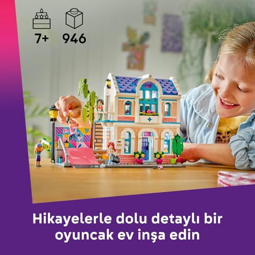 LEGO Friends Liann'in Aile Evi 42687 – 7 Yaş ve Üzeri Çocuklar için Liann, Michelle, Paisley ve Nova Mini Bebekleri ile Geko ve Aksolotl Figürleri İçeren Oyuncak Yapım Seti, Hediye Fikri (946 Parça)