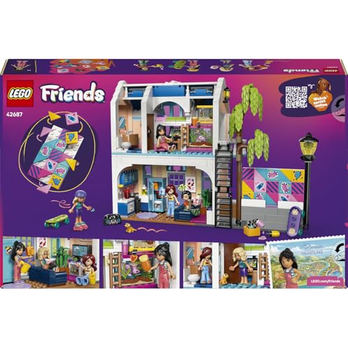 LEGO Friends Liann'in Aile Evi 42687 – 7 Yaş ve Üzeri Çocuklar için Liann, Michelle, Paisley ve Nova Mini Bebekleri ile Geko ve Aksolotl Figürleri İçeren Oyuncak Yapım Seti, Hediye Fikri (946 Parça)