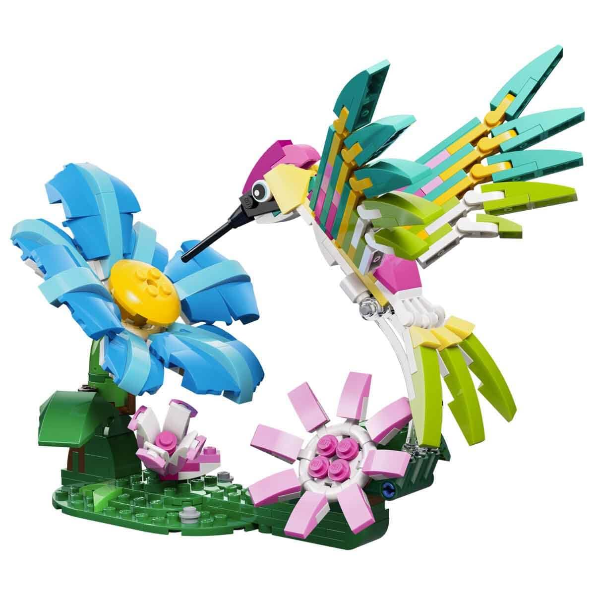 LEGO Creator 3’ü 1 Arada Vahşi Hayvanlar: Renkli Sinek Kuşu 31384 – 8 Yaş ve Üzeri Çocuklar için Kelebek veya Balığa Dönüşebilen Yaratıcı Oyuncak Yapım Seti, Dekoratif Hediye Fikri (312 Parça)