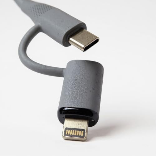 Coverzone Type-C + Lightning to 3.5mm Kablosu – 100cm Silikon Malzeme, Araba Ses Sistemi, Kulaklık ve Ev Ses Ekipmanları ile Uyumlu, Dayanıklı ve Esnek Audio Kablo, 1 Metre | SX-151