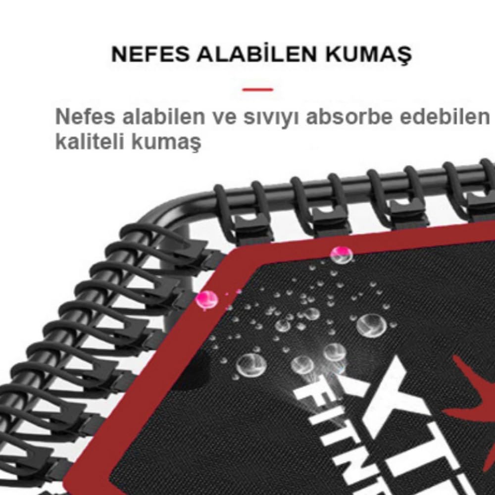XTR Fitness Profesyonel Tutunmalı Fitness Trambolin Yeşil