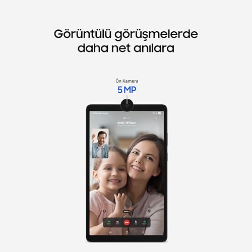 Samsung Galaxy Tab A11, Android Tablet, Gümüş, WiFi Destekli, 4GB RAM, 64GB Depolama Alanı, 8.7 İnç (Samsung Türkiye Garantili)