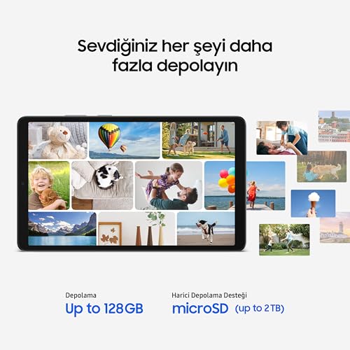 Samsung Galaxy Tab A11, Android Tablet, Gri, WiFi Destekli, 4GB RAM, 64GB Depolama Alanı, 8.7 İnç (Samsung Türkiye Garantili)