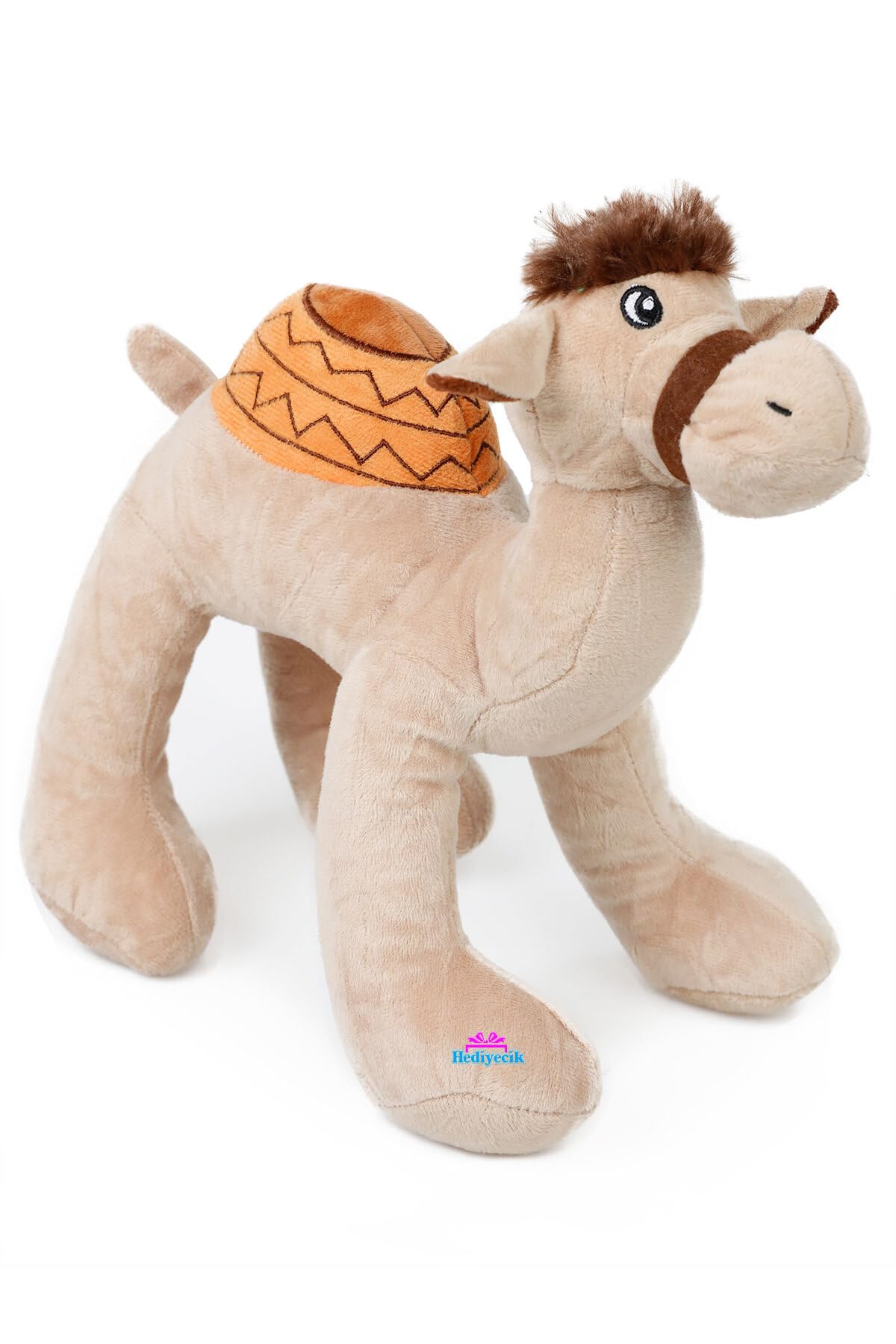 Hediyecik Sevimli Peluş Oyuncak Deve 30 Cm, Bej