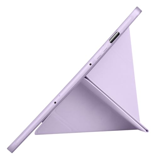Kilifplus Samsung Galaxy Tab S10 Lite ile Uyumlu Kılıf Tri Folding Silikon Kalem Bölmeli Katlanabilir Standlı PU Deri Yumuşak Kapak, Tablet Kılıfı [Akıllı Kapak, Uyku Modlu] - Lila