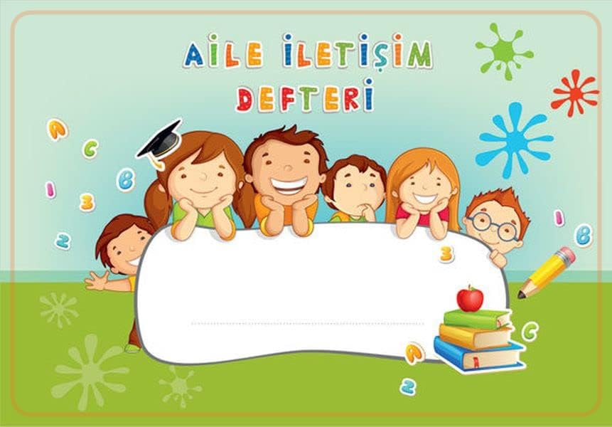 Aile İletişim Defteri, Okul Öğrenci İletişim Günlüğü, Renkli Tasarım