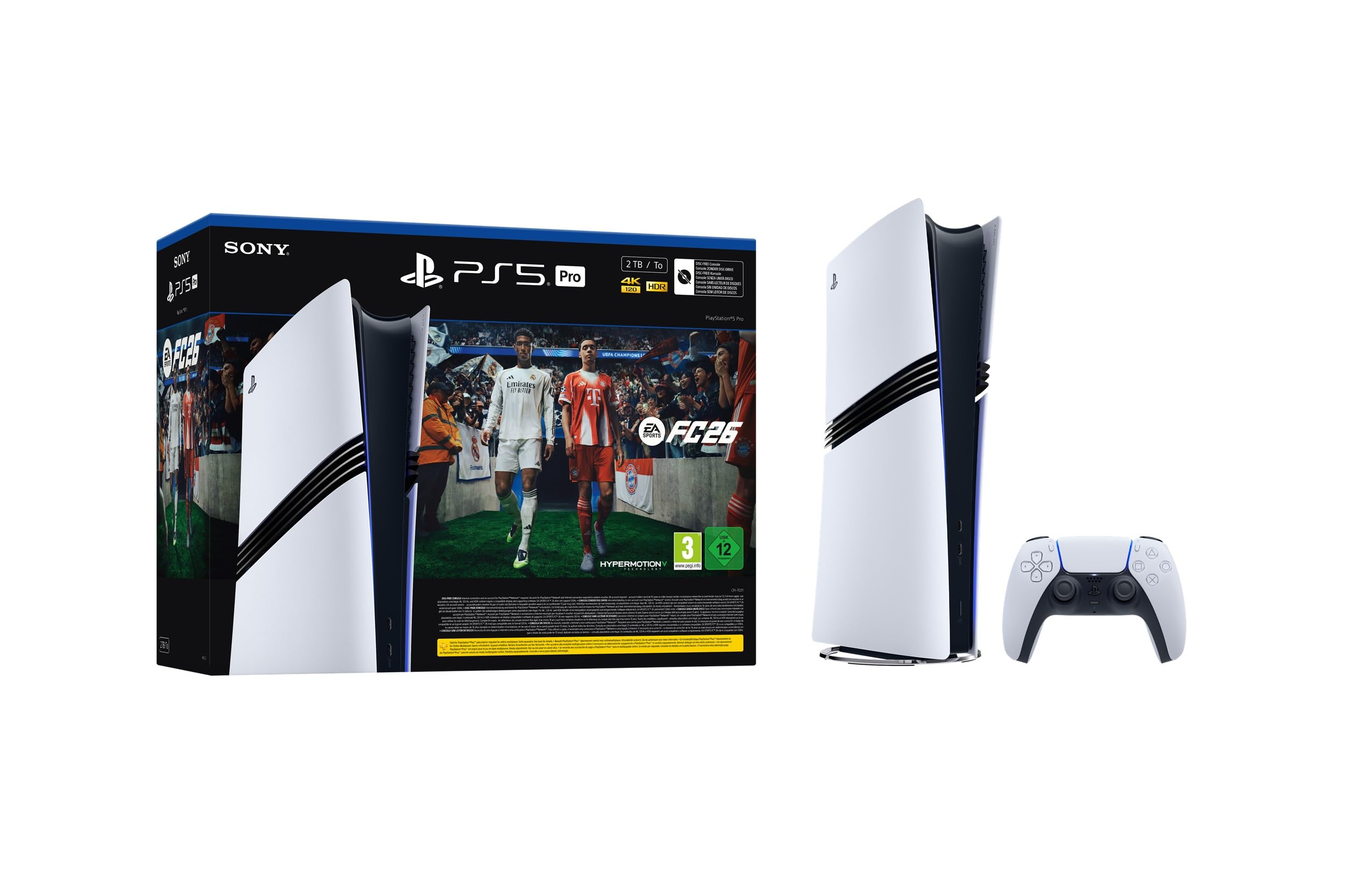 PS5 Console 2TB Pro Ed Digital White + FC 26 EU