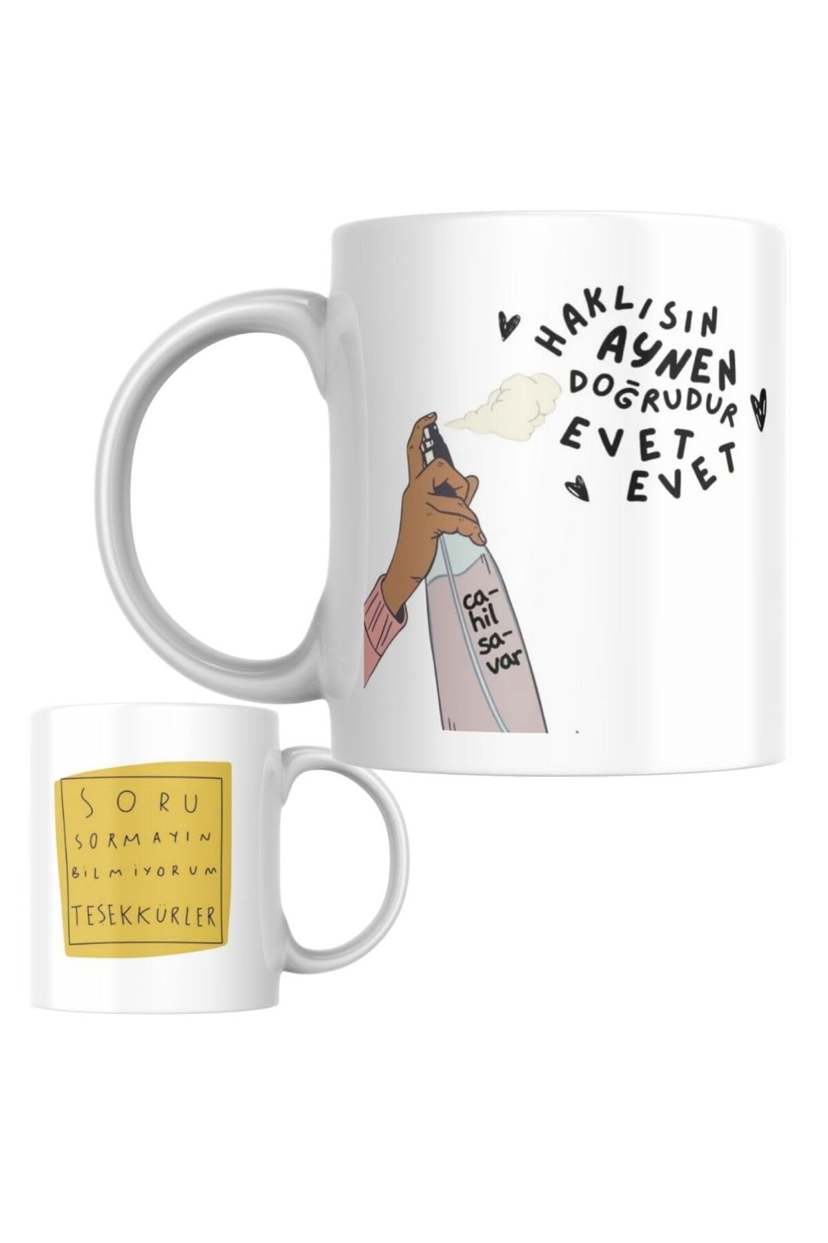 Mug Station Komik Ve Eğlenceli Kupa: Kahve + Mizah = Gülümseten Tasarım İle Kahve Keyfi Hediye Kupa