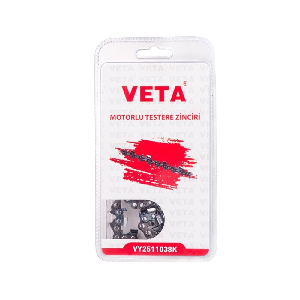 Veta VY2511038K Motorlu Testere Zinciri 1/4'' .043'' - 1,1mm Ayak Yuvarlak 19 Diş