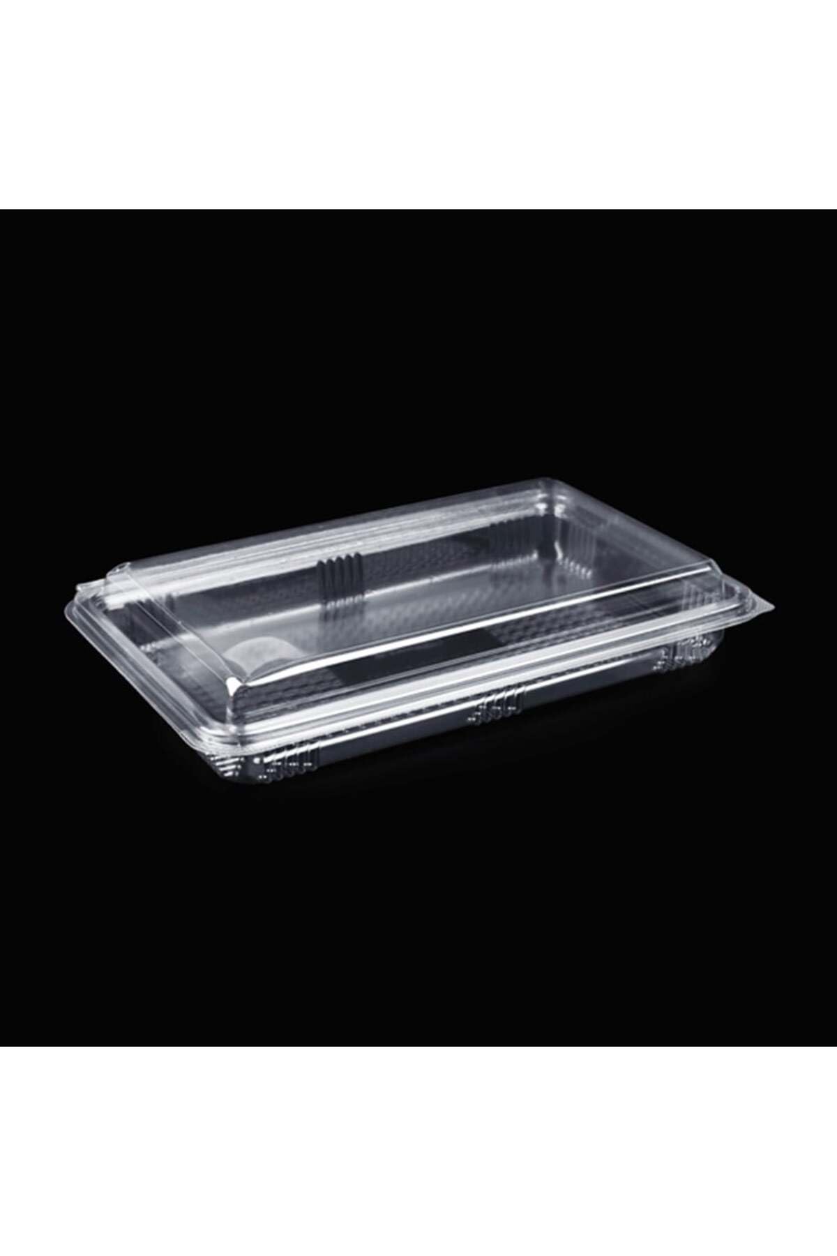 50 Adet Plastik Sızdırmaz 500 Cc gr Şeffaf Baklava, Güllaç Çiğköfte, Sarma Kullan At Saklama Kabı