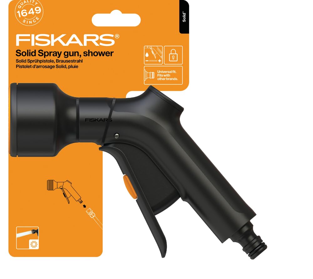 Fiskars 1070837 Solid Duş Tip Sulama Tabancası Sert Püskürtme
