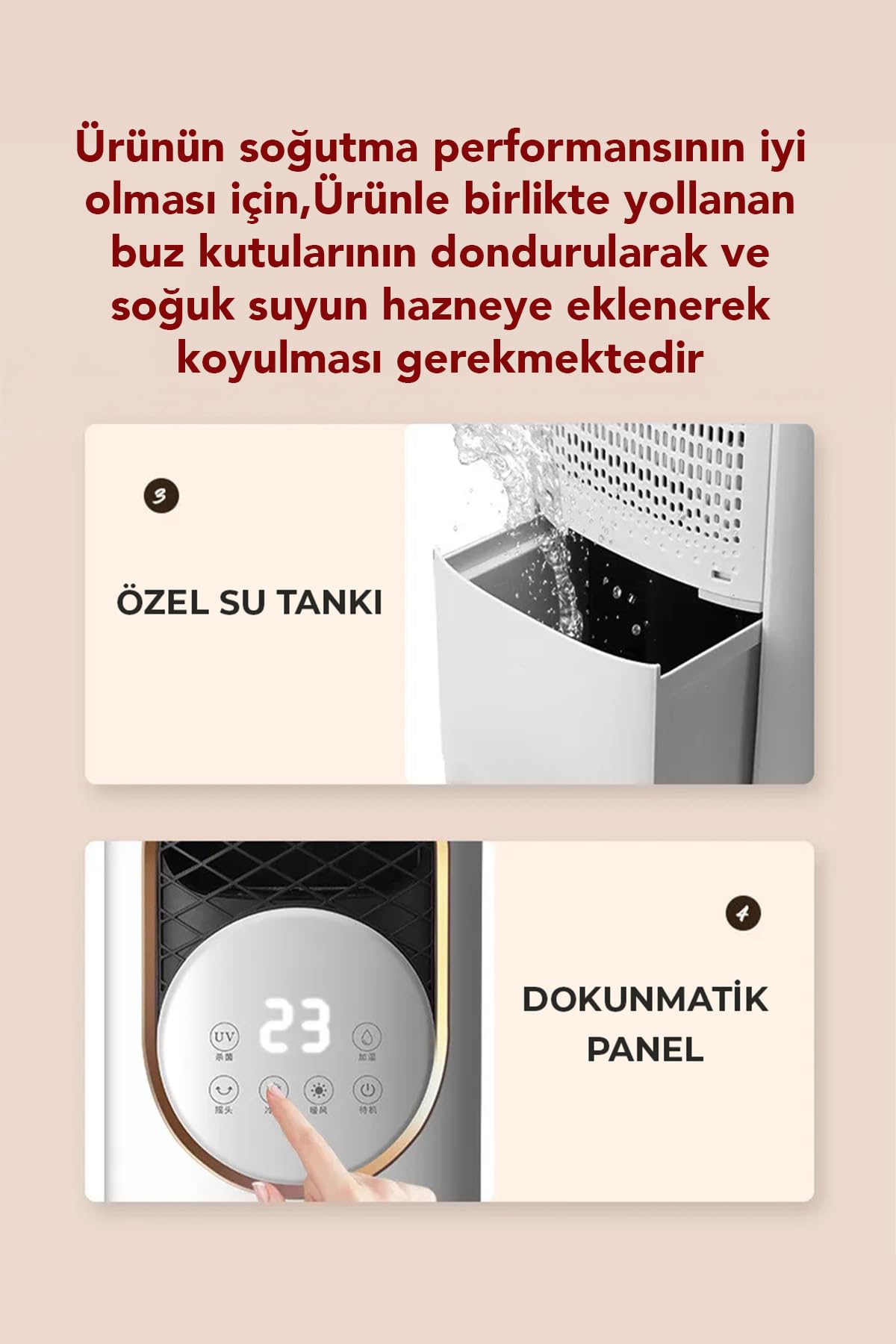 ROBO Uzaktan Kumandalı Sıcak Soğuk Hava Isıtıcı Soğutucu Ünite