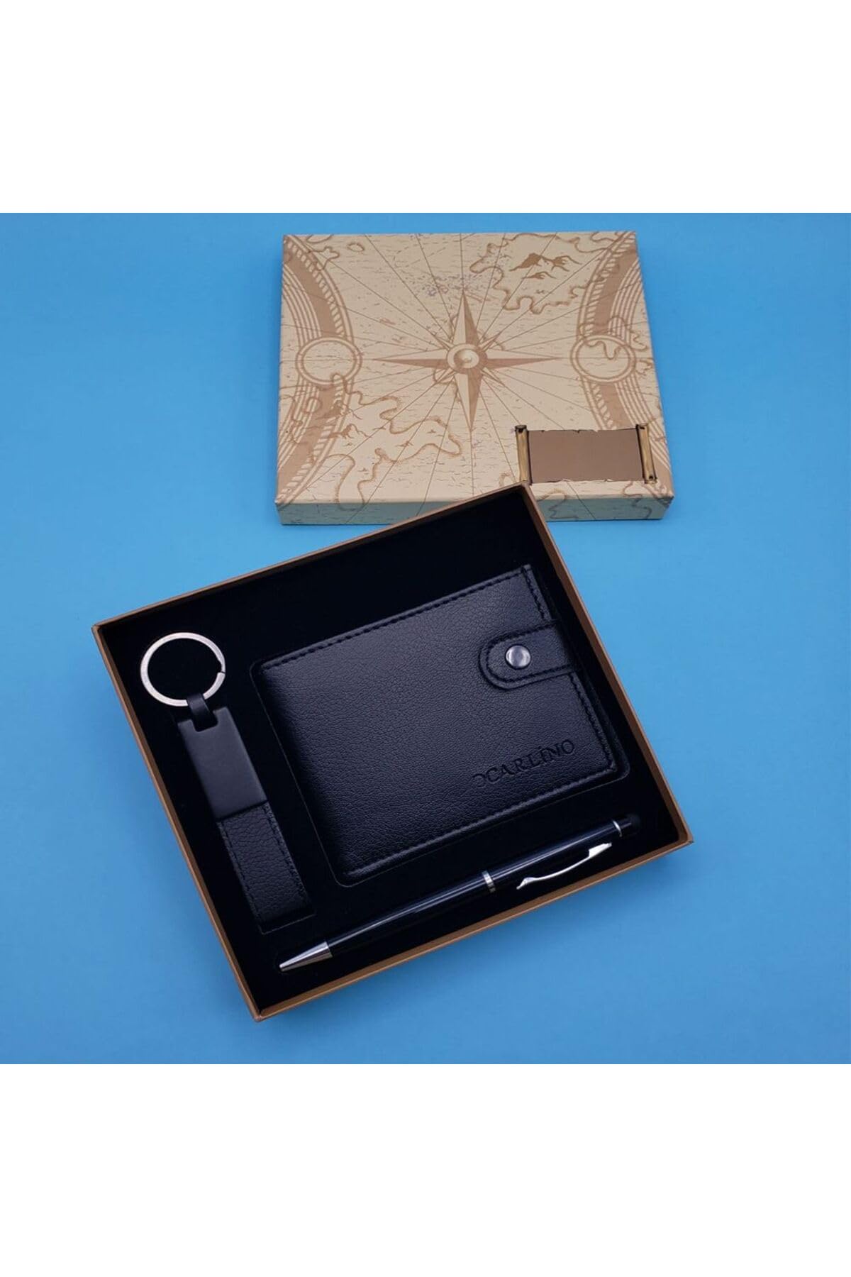 MiyanGo(4000) Siyah Touchpen Kalem Anahtarlık Ve Cüzdan Siyah 10 x 18