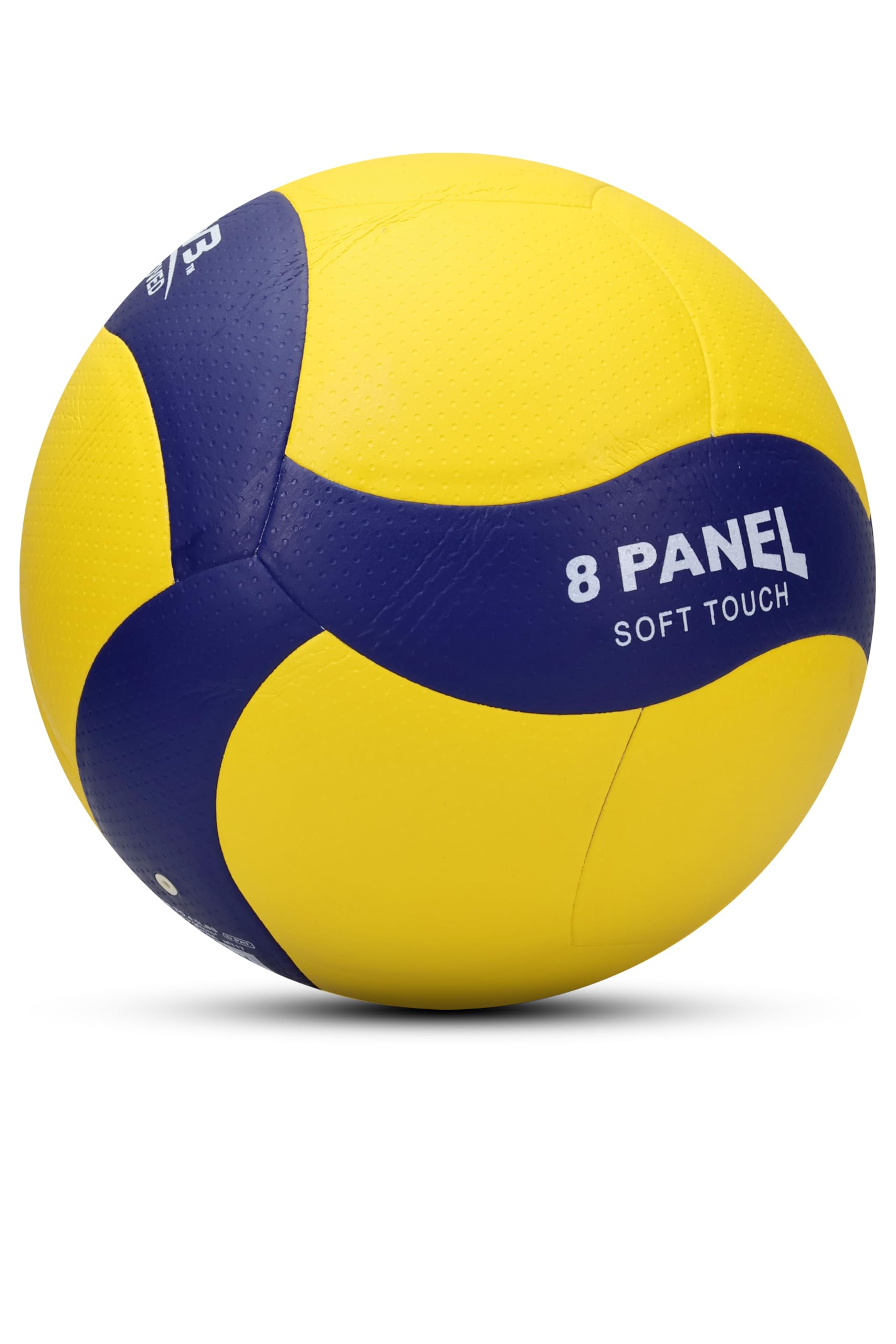 SEMİ-PRO Voleybol Topu Lamineli Beton Zemin SoftTouch İç-Dış Mekana Uygun 8 Panel Sarı-Mavi GSV101