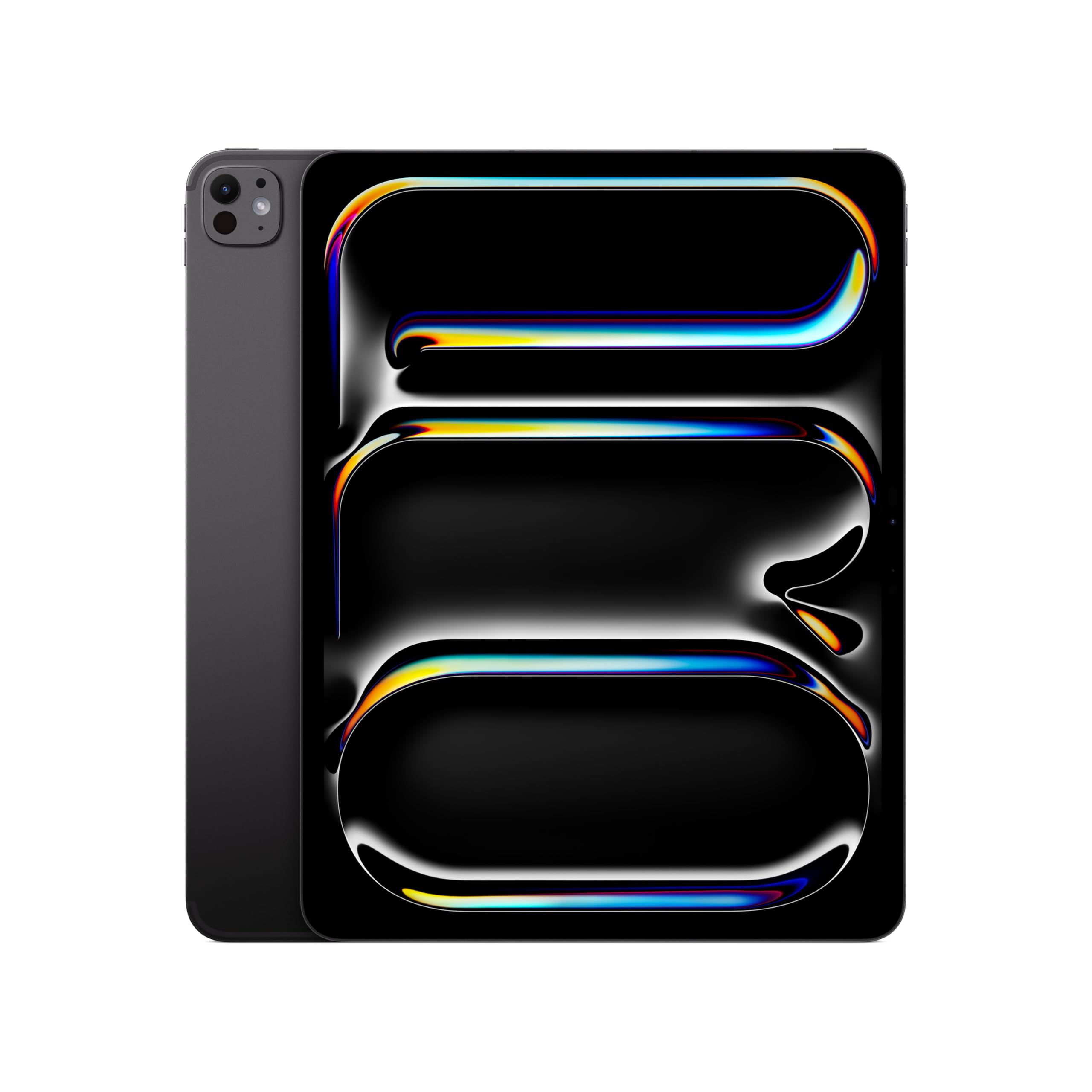 Apple iPad Pro (M5): 13 inç Ultra Retina XDR Ekran, 256 GB, 12 MP Ön/Arka Kamera, LiDAR Tarayıcısı, Wi-Fi + Cellular, Face ID, Tüm Gün Süren Pil Ömrü, Standart cam — Uzay Siyahı