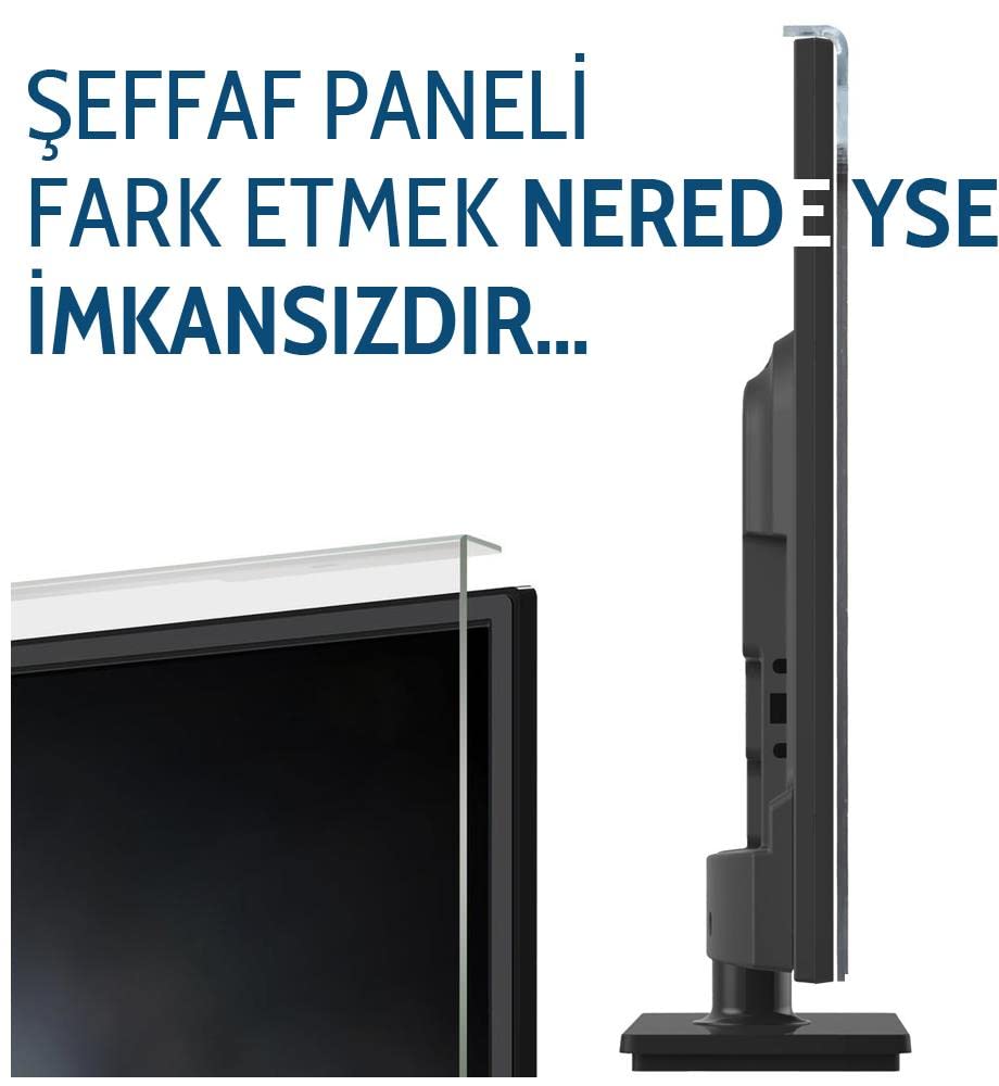 Thomson 32FG2S14C Tv Ekran Koruyucu - Thomson 32" inç Kırılmaz Tv Ekran Koruyucu Camı