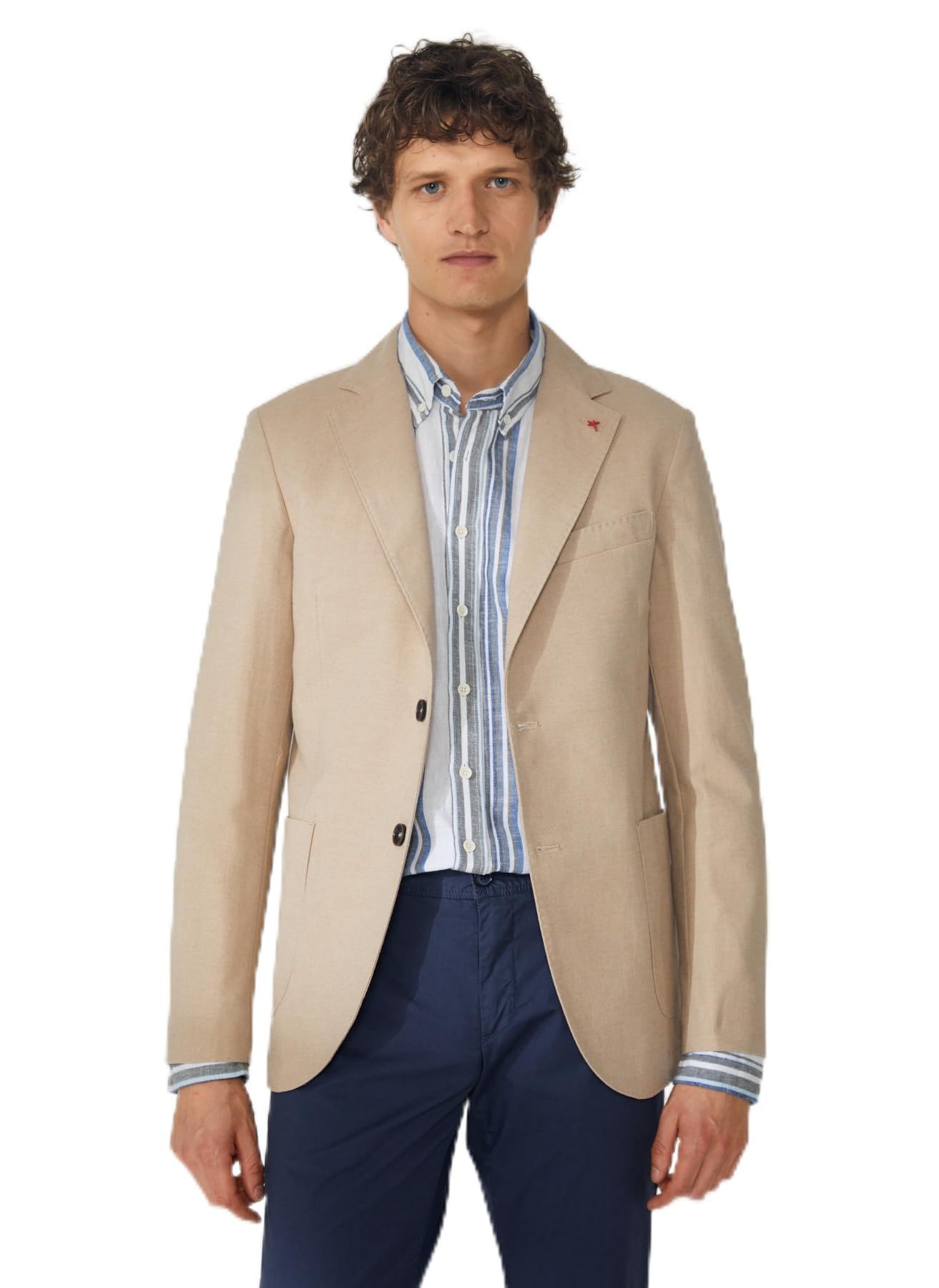 AT.P.CO Slim Fit Yazlık Ceket, 48, 5003033964, Kahve, Erkek