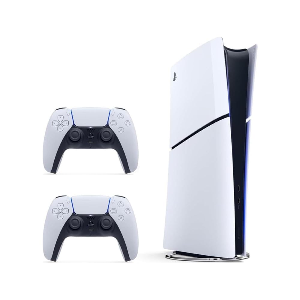 Sony PlayStation 5 Slim Digital, Oyun Konsolu, 825 GB Depolama, İkinci DualSense Kontrolcü, İthalatçı, Yeni Seri - CFI-2116 & CFI-2118