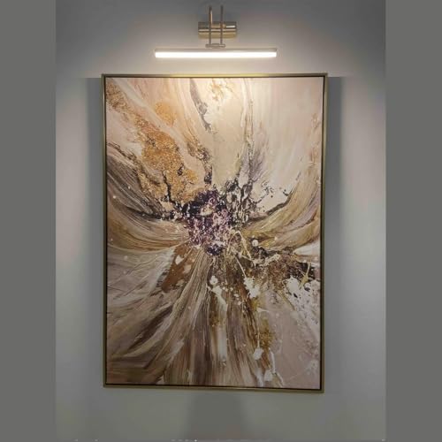 Flüt LED Aplik 50 cm 6500K Beyaz Işık Modern Duvar Aydınlatma Enerji Tasarruflu Banyo Tablo ve Çalışma Masası Lambası (Eskitme)