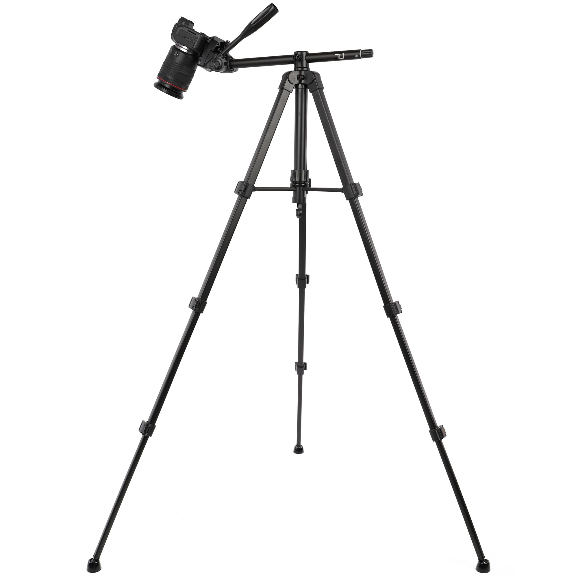 ayex LT-460 Tripod | 90° Yatay Orta Kolonlu Fotoğraf & Video Tripodu | Monopod Dönüşümlü | DSLR ve Aynasız Kameralar ile Uyumludur