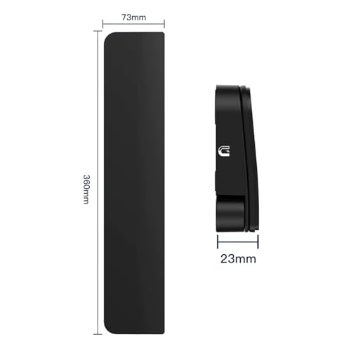 McStorey Ergonomik Klavye Bilek Desteği ve 22-in-1 Temizlik Kiti – Gizli Saklama ve Manyetik Organizer Tasarım, Mekanik Klavye Uyumlu Masaüstü Düzenleyici, Telefon Kulaklık Laptop Temizleme Seti Siyah