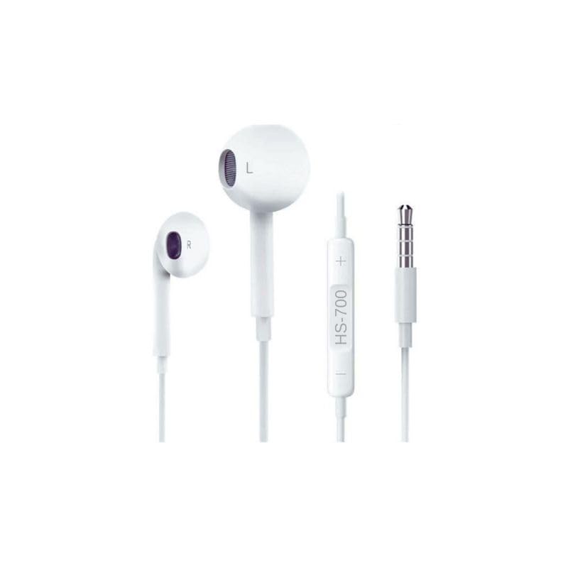 PDAteknoloji Mikrofonlu 3.5mm Genel Model Kulaklık Beyaz HS-700