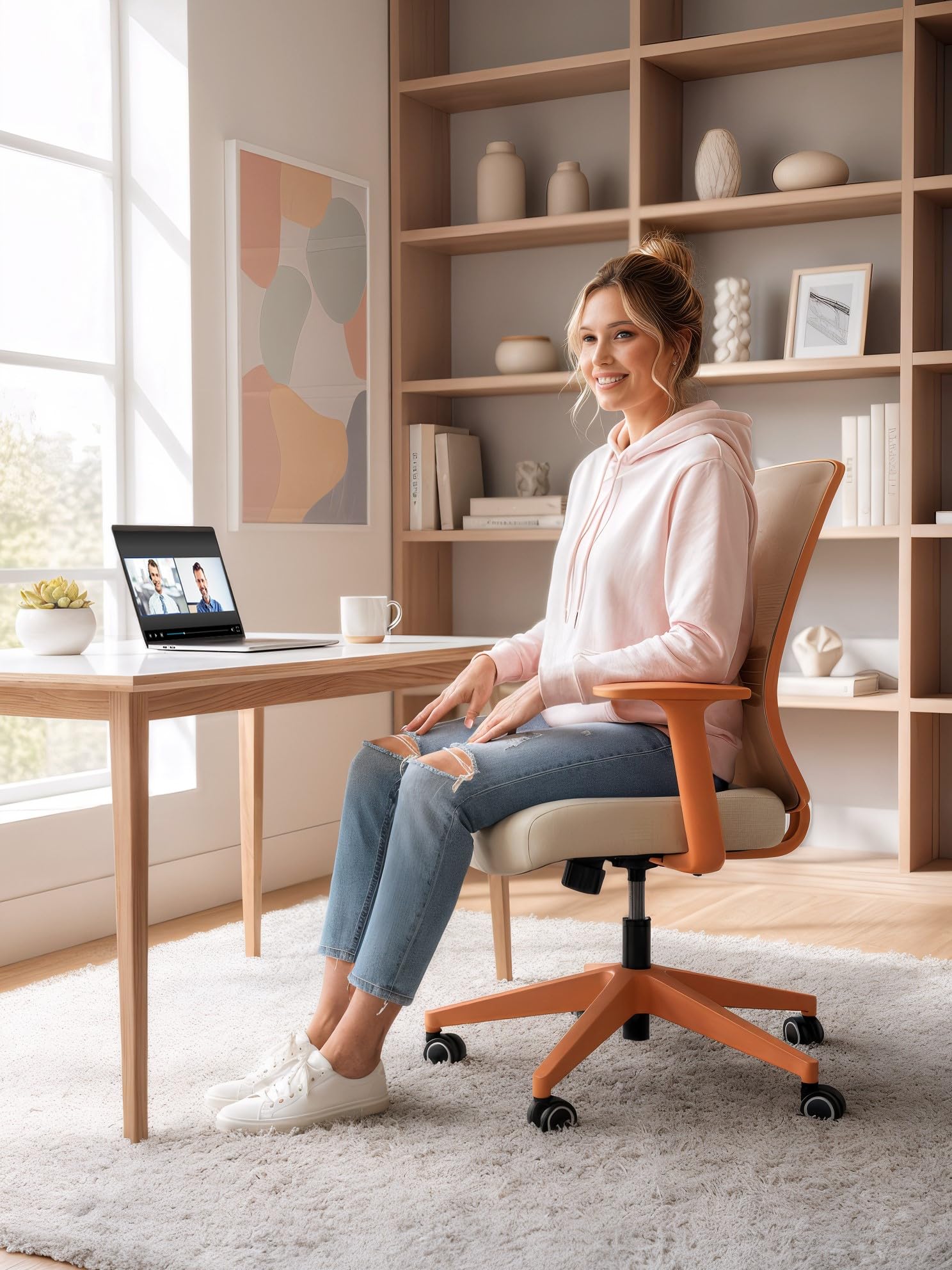 Zeon Büro Ofis Sistemleri // Comfort Pastel Genç Odası Ofis Çalışma Koltuğu