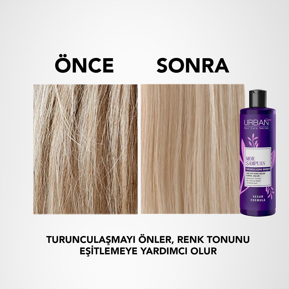 Urban Care Turunculaşma Karşıtı Mor Saç Bakım Şampuanı-250 ml-Sülfatlı