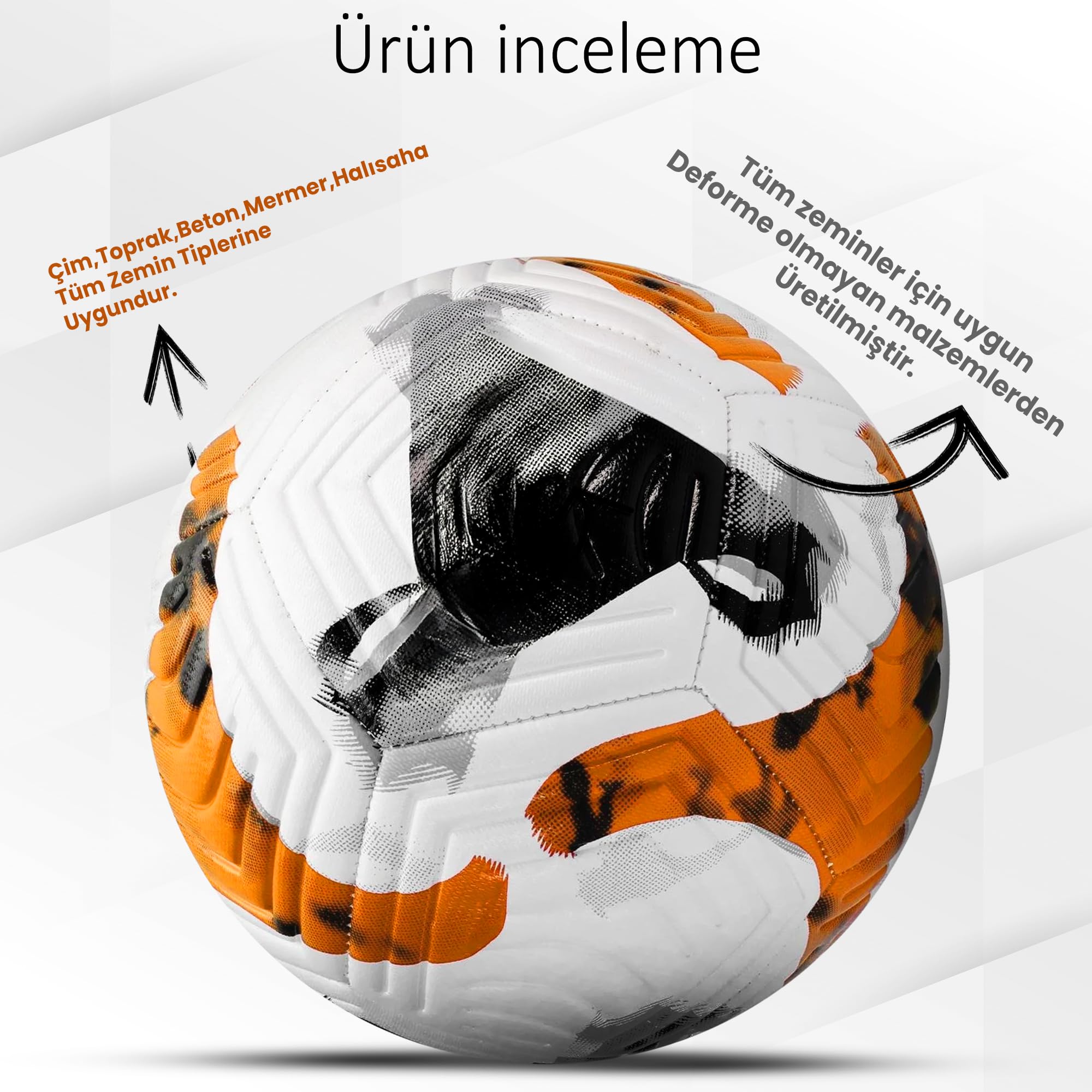 Hsport Süperlig 2026 Futbol Topu Halı Saha Çim ve Beton Zemin Uyumlu TPU Süperfiber Kaplama Dayanıkl