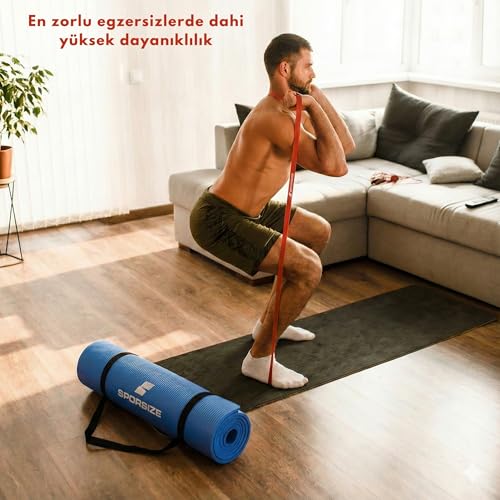 Sporsize%100 Lateks Direnç Bandı (Ekstra Ağır) – Squat Pilates Fitness Loop Bant, Bacak & Kalça Antrenmanı
