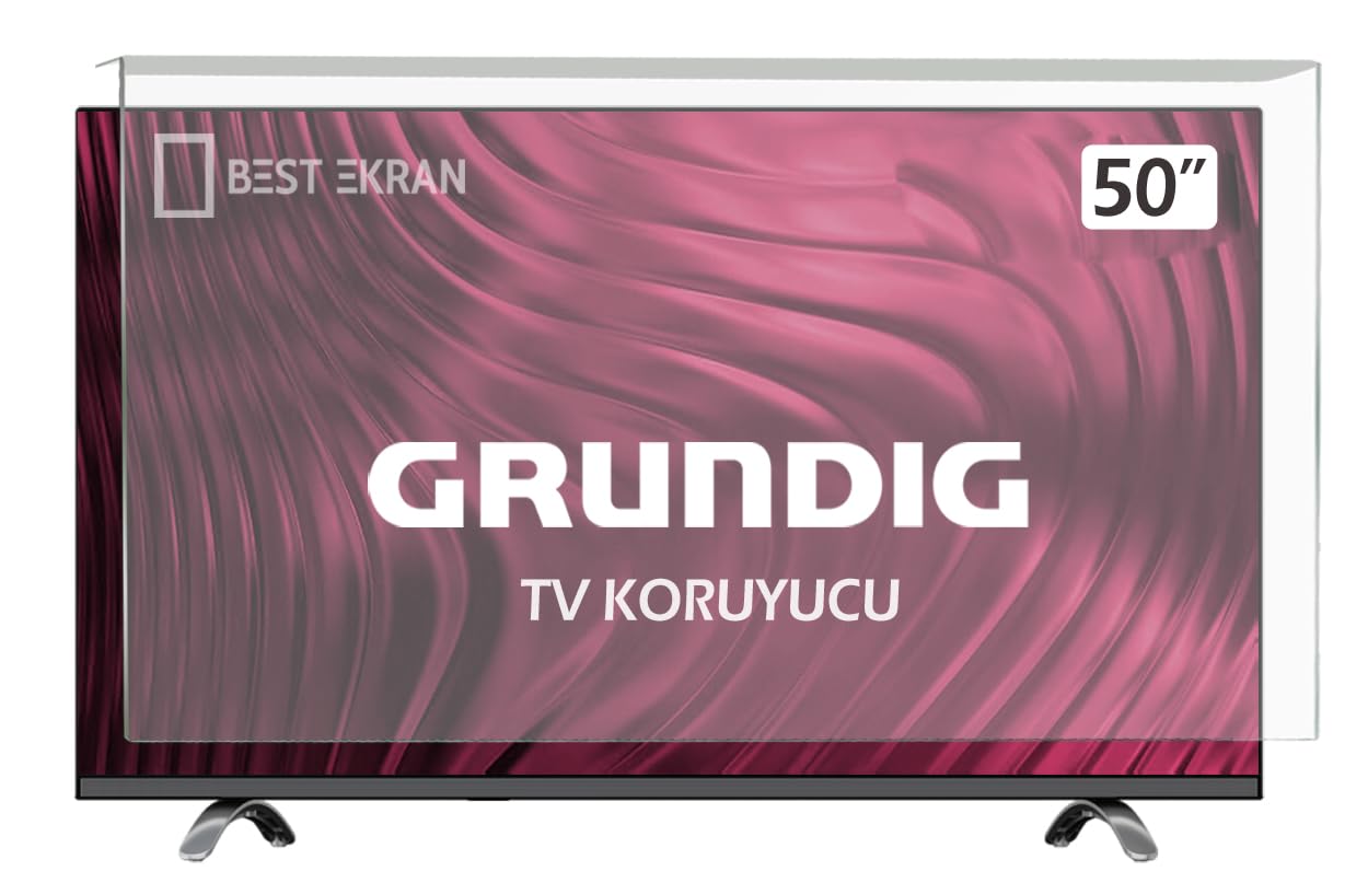 Grundig 50 GQ 700A TV EKRAN KORUYUCU - Grundig 50" inç 126 ekran Qled Tv Ekran Koruyucu