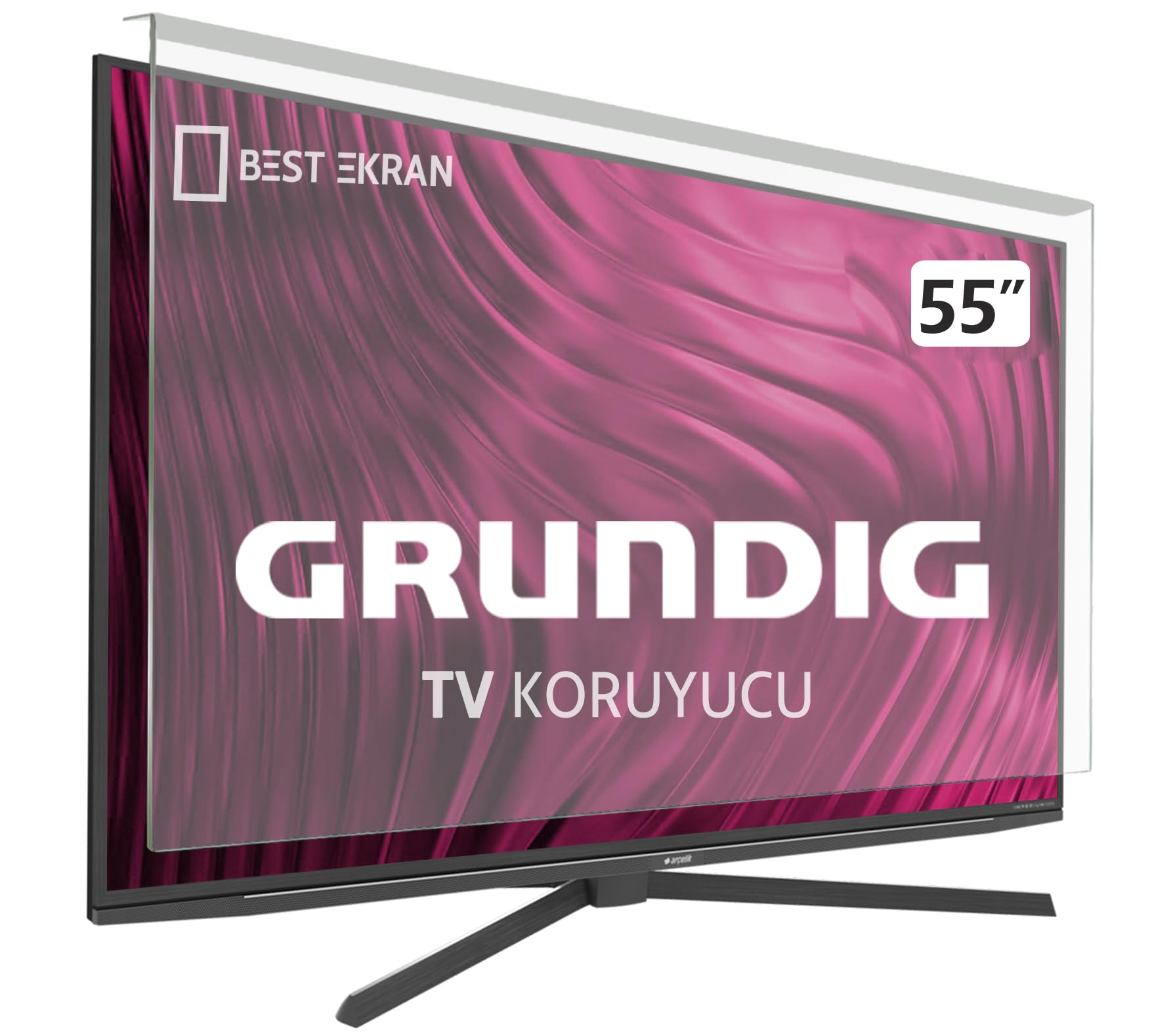 Grundig 55GO990A Tv Ekran Koruyucu - Grundig 55" inç 139 cm Oled Tv ekran Koruyucu 55 GO 990A