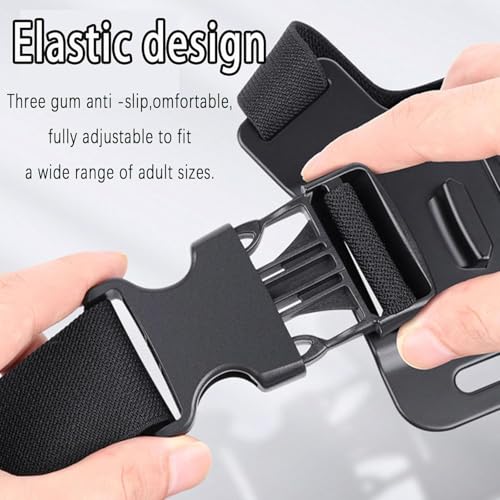 Coverzone 5 Parça Göğüs Bandı Aksiyon Kamera ve Telefon Tutucu – 360° Döner, Ayarlanabilir Harness, Spor ve Outdoor Kayıt İçin Chest Mount Holder | ZR1130