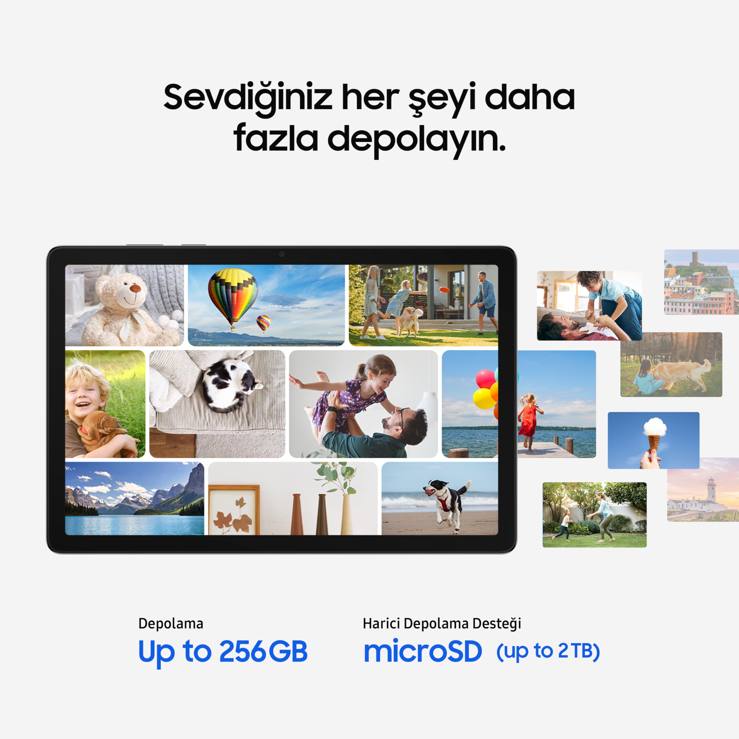 Samsung Galaxy Tab A11+, Android Tablet, Gümüş, WiFi Destekli, 6GB RAM, 128GB Depolama Alanı, 11 İnç (Samsung Türkiye Garantili)