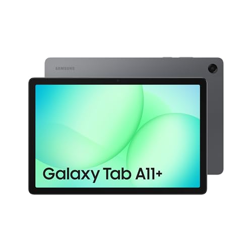 Samsung Galaxy Tab A11+, Android Tablet, Gri, WiFi Destekli, 8GB RAM, 256GB Depolama Alanı, 11 İnç (Samsung Türkiye Garantili)