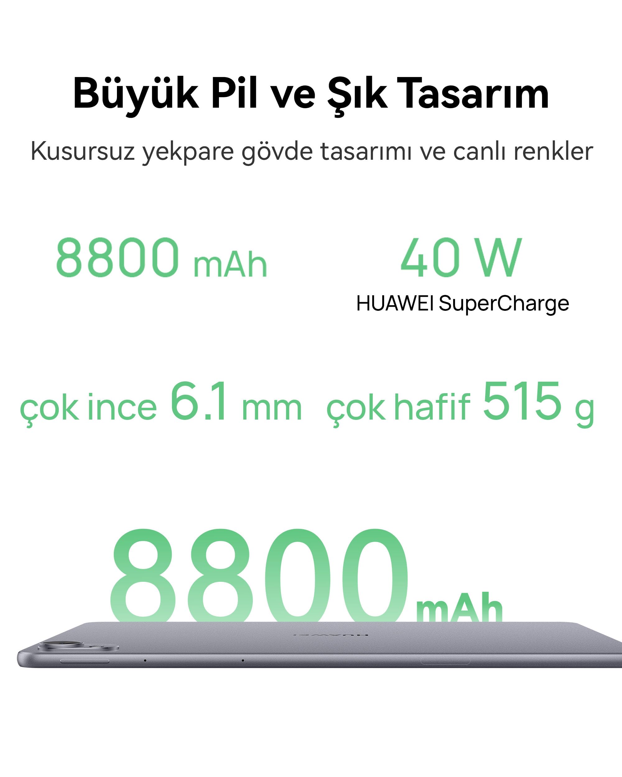 HUAWEI MatePad 11.5 S 2026 Yeni Tablet, 2.8K 144 Hz Ultra Net PaperMatte Ekran, 12 GB RAM + 256 GB D