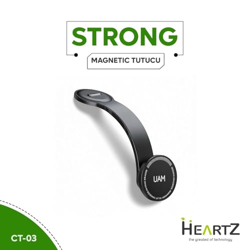 Heartz UAM CT-03 Manyetik Araç Telefon Tutucu, 360 Derece Dönebilir, Güçlü Mıknatıslar, Tüm Cep Telefonlarına Evrensel Uyumluluk AAA Plus Kalite ÖZEL KAMPANYA FİYATLI ÜRÜN !!!