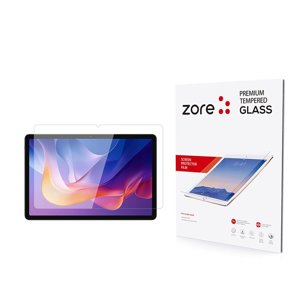 Zore Xioami ile uyumlu Redmi Pad 2 Tablet Temperli Cam Ekran Koruyucu Şeffaf