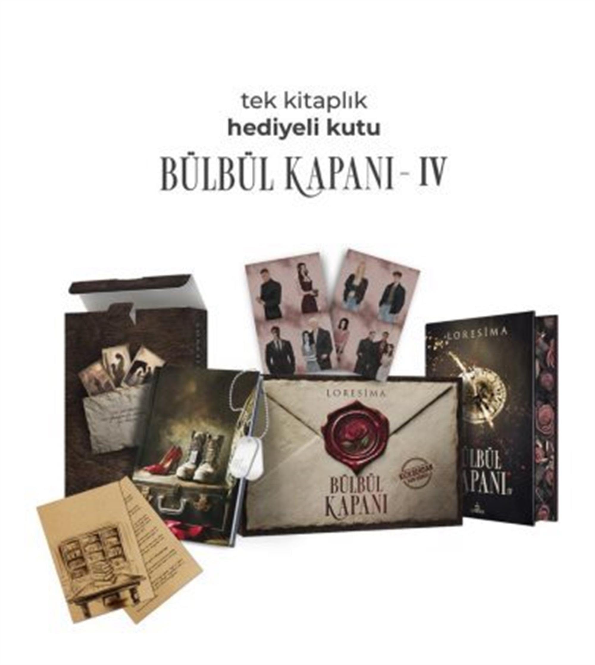 Bülbül Kapanı 4 Hediyeli Yan Boyamalı Tekli Kutu