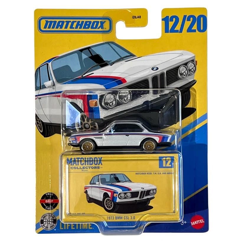 Matchbox Koleksiyon Araçlar 1973 BMW CSL 3.0 GBJ48 - JJW08