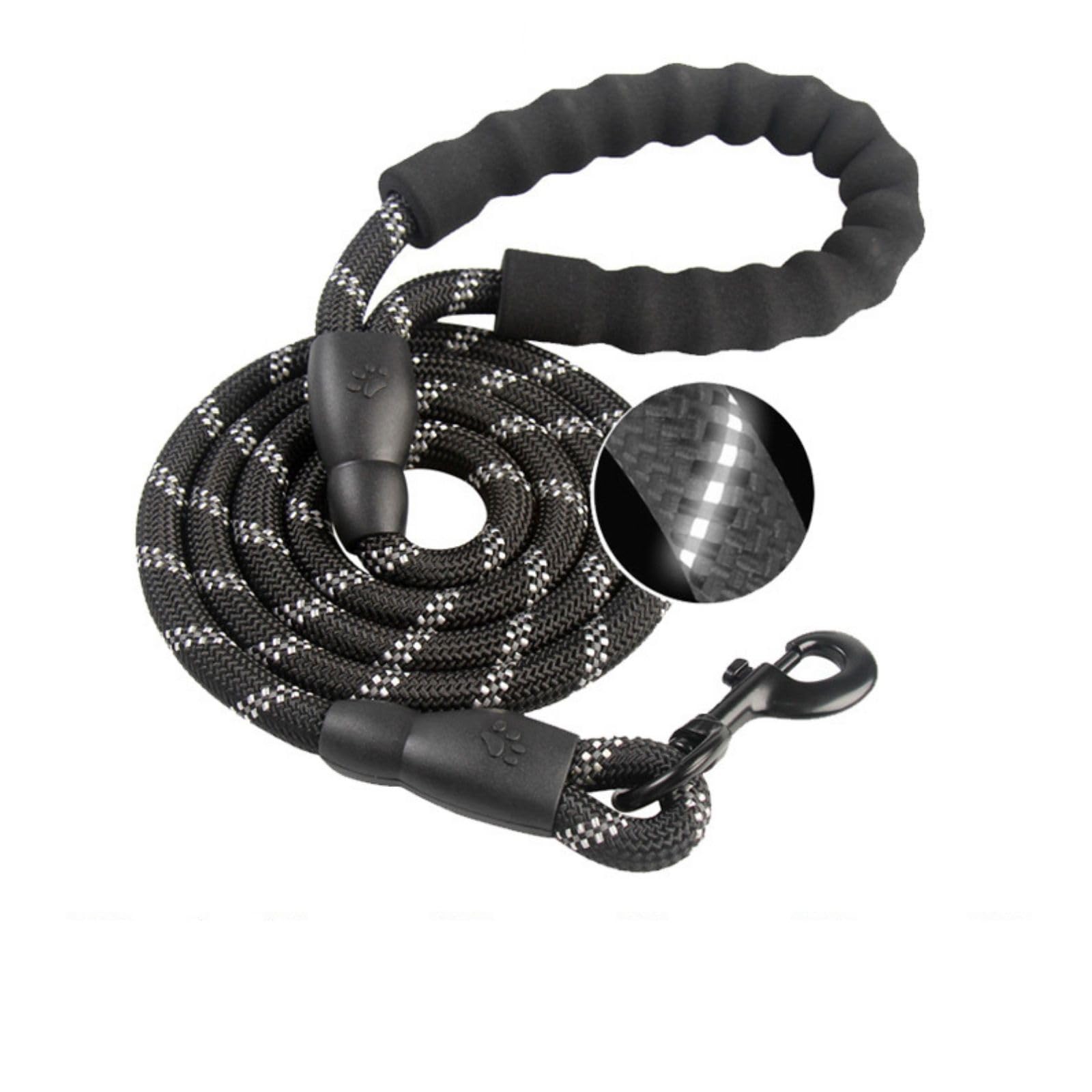 Hsport Köpek Gezdirme İpi Küçük Orta Büyük Irk Köpekler için 125 cm Sevk Tasma Kayışı (Reflektörlü)