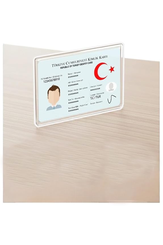 Kimlik Ehliyet Kabı Şeffaf 1 Adet Yumuşak Esnek Şeffaf Kırılmaz Kredi Kartı Koruyucu Kart Kılıfı Kart Kabı Plastik