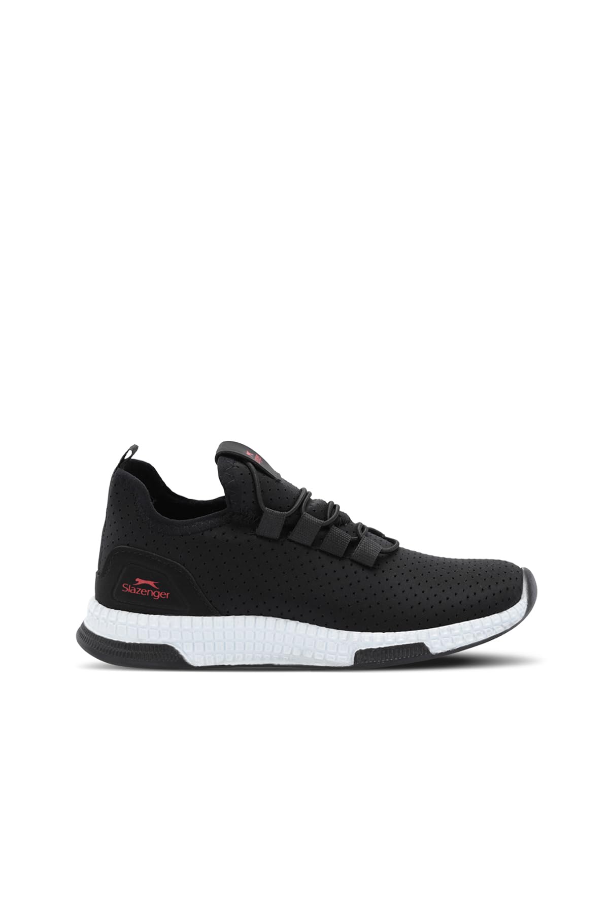Slazenger ABENA NOK Unisex Çocuk Siyah/Kırmızı Günlük Spor Ayakkabısı
