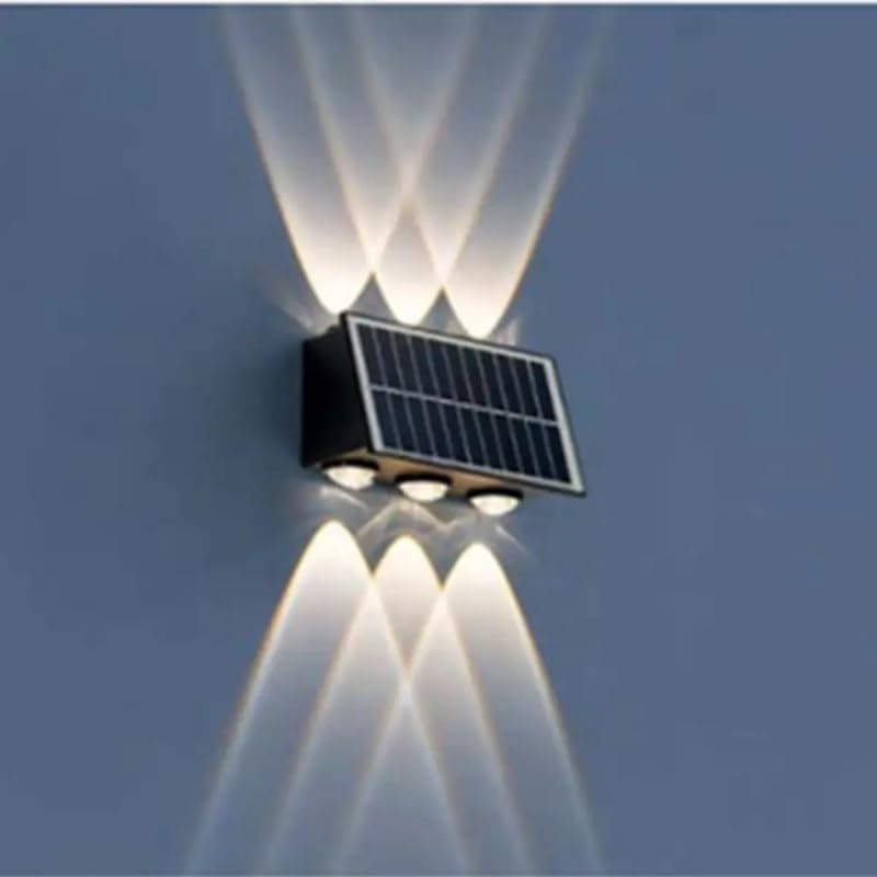 Horoz Marathon 10W Güneş Enerjili Solar LED Aplik Dış Mekan Duvar Lambası Günışığı 3000K