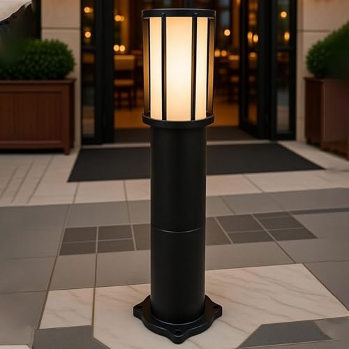 Kule Kafesli Set Üstü Bahçe Duvar Armatürü 60 cm Suya Dayanıklı Modern Dış Mekan Aydınlatma Aplik
