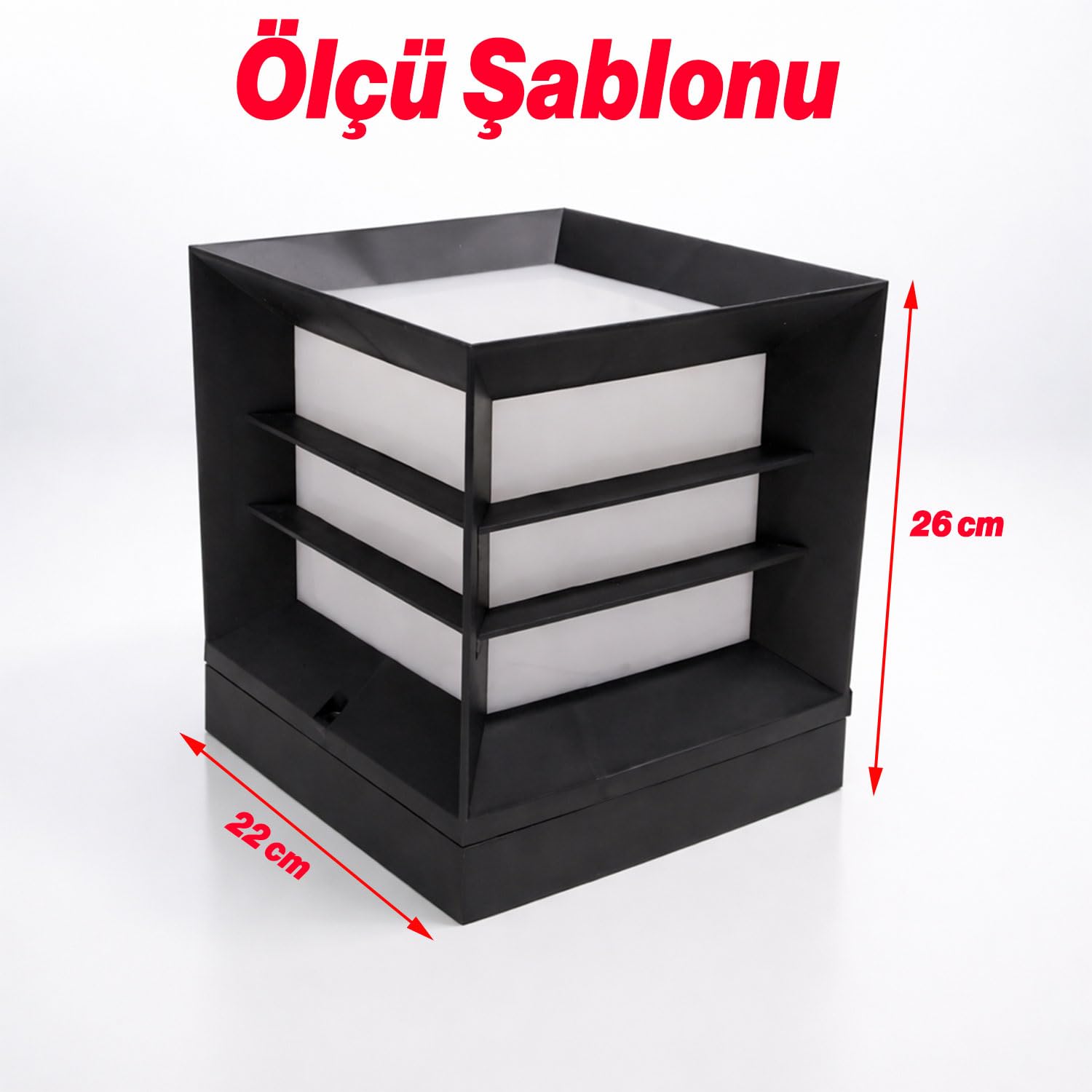 Mega Izgaralı Set Üstü Bahçe Duvar Armatürü Aplik Suya Dayanıklı Modern Dış Mekan Aydınlatma