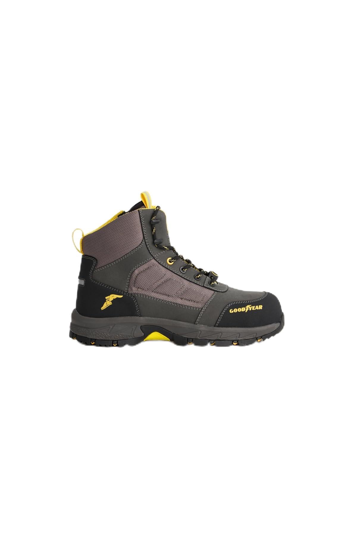 Goodyear OffRoad Boot S3 ESD HRO Fiberglas Burunlu İş Botu Fermuarlı Mikro Fiber Güvenlik Ayakkabısı
