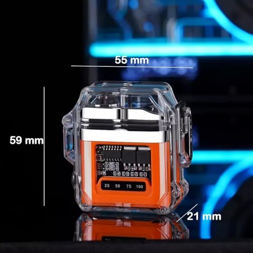 Valkyrie IP56 Su Geçirmez Çift Arc Elektrikli Çakmak | Type-C Şarjlı | Işıklı & Güç Göstergeli Turun